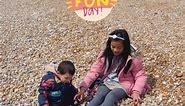 Hi pebble beach!🏖Fam fun time👨‍👩‍👧‍👦💖 📍Hastings, East Sussex🇬🇧 #beach #pebbles #family #funtimes #spring #hastings #siblings #fypシ゚ #fbreels | An Gel Gillard