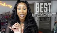 BEST ALIEXPRESS HAIR VENDORS OF 2023 DEEP WAVE, STRAIGHT, 40 INCH, CLOSURE WIGS AND MORE