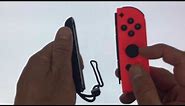 How to remove the Nintendo Switch Joy Con Wrist Strap (unstick from upside down position)