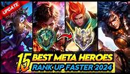 15 BEST META HEROES FOR SOLO RANKED (SEASON 32) - Mobile Legends Tier List 2024
