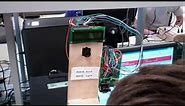 Face recognition on 8-bit microcontroller.