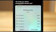 Teach Siri to pronounce names correctly on your iPhone