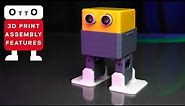 Meet The Adorable Dancing Robot 3D Printed OTTO | How To Make Otto Robot #3dprinting