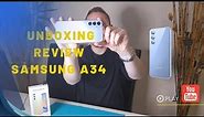 Samsung A34 Argintiu - Ce este in cutie si review ft. A54