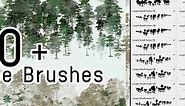 ArtStation - 72 Tree Brushes for Procreate | Brushes