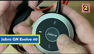 Jabra GN Evolve 40 Headset Stereo 40 W16M Corded Set Kepala