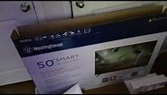 50 inch Westinghouse 4k smart TV unboxing