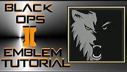 Call of Duty Black Ops 2 : Wolf Emblem Tutorial