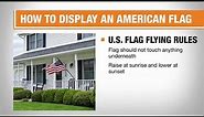 How to Display an American Flag