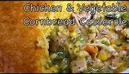 Jiffy Chicken and Veggie Cornbread Casserole