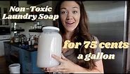 Large Family LAUNDRY SOAP | How to Make Your Own LIQUID LAUNDRY SOAP |