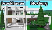 Recreating a BROOKHAVEN house in Bloxburg!