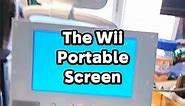 The Wii Portable Screen #wii #portable #retrogaming #mii #motioncontrol