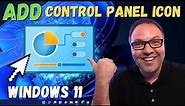 How to Add Control Panel Icon to Desktop in Windows 11
