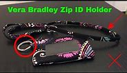 ✅ How To Use Vera Bradley Zip ID Holder Review