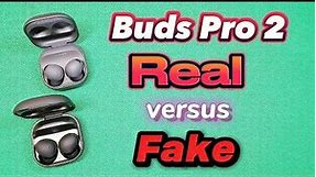 Galaxy Buds 2 Pro Fake versus Real Galaxy Buds 2 Pro - comparison review