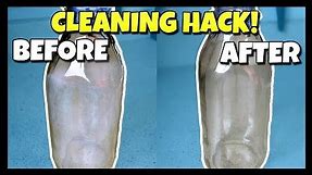 How To Clean The Inside Of Bottles Without A Brush | HACK DIY 📍 How To With Kristin