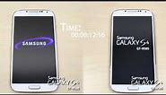Samsung Galaxy S4 GT-I9500 and GT-I9505 boot up time comparison