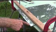 How to sand a mirror to remove sharp edges and bad glass cuts