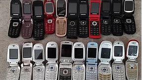 My Samsung SGH flip phones - Full collection