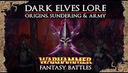Warhammer Fantasy Lore - The Dark Elves: Origins, Sundering & Army - Total War Warhammer 2