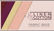 Fabric texture Photoshop Tutorial: Linen & Cotton