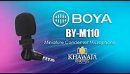 Boya BY-M110 Miniature Condenser Microphone | Product Review | Khawaja Photos