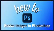 How to resize your images