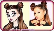 How to Draw Ariana Grande - Manga, Anime, Drawing Tutorial CUTE | Fun2draw Online Art Classes