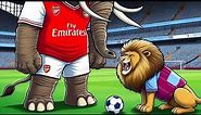 Arsenal at the Top of Table - Elephant Meme Compilations