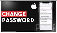 How To Change iCloud Password - Apple ID