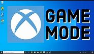 How to Turn on Game Mode on Windows 10