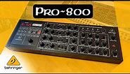 Introducing Behringer PRO-800