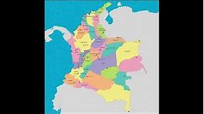 Mapa Geográfico de Colombia