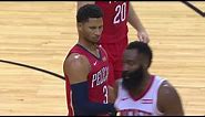 James Harden Hits Himself In Face With Ball and Josh Hart Couldn't Believe It