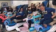 Guy Getting A Pedicure And Can't Stop Laughing