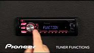 How To - DEH-X2700UI - Use The FM AM Tuner