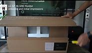 LG 32UR500 4K MONITOR | Unboxing | Impressions | 4K UHD Monitor | Setup