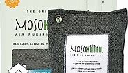 Moso Natural Air Purifying Bag 200g (3 Pack). A Scent Free Odor Eliminator for Cars, Closets, Bathrooms, Pet Areas. Premium Moso Bamboo Charcoal Odor Absorber. Two Year Lifespan! (Charcoal Grey)