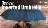 This "inverted" umbrella is a rainy day game changer