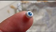 Realistic Miniature Eyes - How to make them with polymer clay tutorial