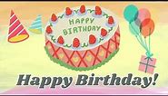 Happy Birthday Animated Greeting Card/HBD Virtual Greeting Card