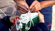 How to tie NATIONAL FLAG