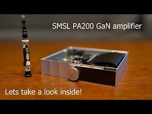 SMSL PA200 GaN stereo amplifier first look!