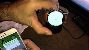 How to pair Moto 360 to iPhone / Unboxing