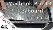 Macbook Pro 13' A1278 - keyboard replacement [4K]