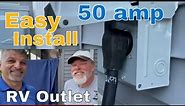 How to install a 50amp RV Plug Outlet use 6/3 wire #50amp RV outlet