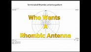 Rhombic Antenna for FM Broadcast and 2 Meter Ham band