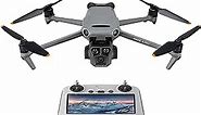 DJI Mavic 3 Pro with DJI RC, Flagship Triple-Camera Drone with 4/3 CMOS Hasselblad Camera, 43-Min Flight Time, 15km HD Video Transmission, FAA Remote ID Compliant, 4K Camera Drone for Adults