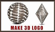 How to make 3D in Illustrator | Revolve